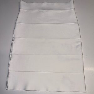 BCBG White Skirt